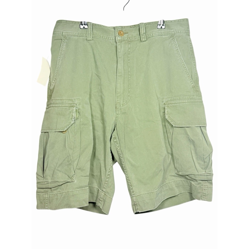 Polo Ralph Lauren Gellar Fatigue Cargo Shorts Mens 32 Olive Green Y2K Utility